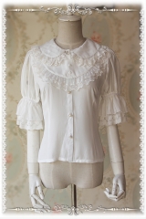 Infanta Polyester Puff Sleeves Lolita Blouse