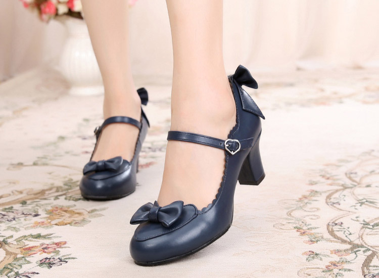 Dark Blue & 6cm heel