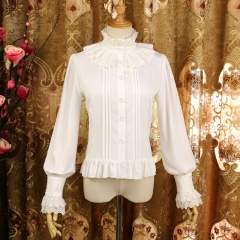 Princess Tailor High Collar Long Sleeves Vintage Classic Lolita Blouse