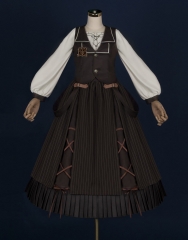 SanyeTing -Miss Line- Vintage Classic Lolita Skirt, Vest, Short Jacket and Blouse