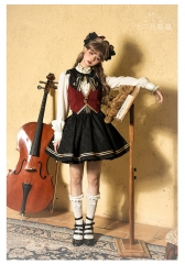 Nikki Tomorrow -The Junior Musician- Lolita Vest and Skirt Set
