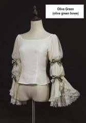 Sakya Lolita -Embroidered Flores Convallariae- Classic Lolita Blouse