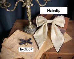 Original Project -Life at the Royal Court- Lolita Hairclip and Neckbow