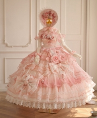 Elpress L -The Garden is Full of Fragrance- Lolita Jumper Dress and Matching Underskirt