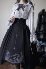 The Notes of the Witch Gothic Lolita Skirt, JSK, Corset and Vest